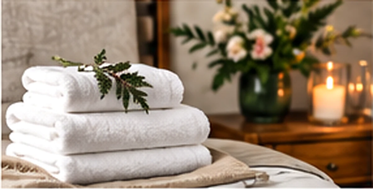 Warm layered guest room with thoughtful bedside details
